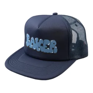 Baker Bubble Navy Mesh Trucker