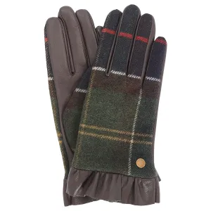 Barbour Women's Elishaw Gloves in Classic Tartan