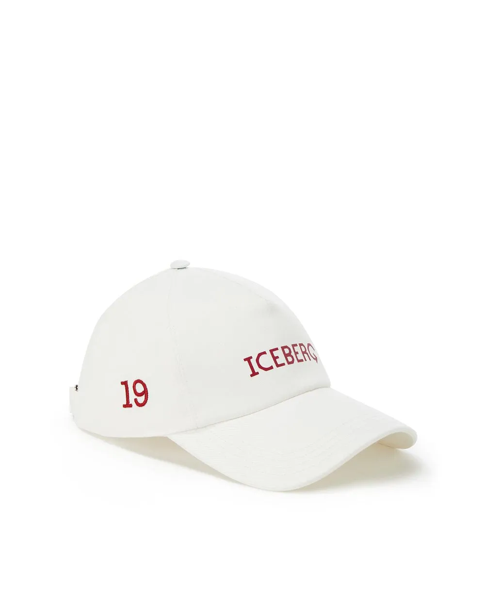 Baseball cap with contrasting logo (White) - I24710369501111