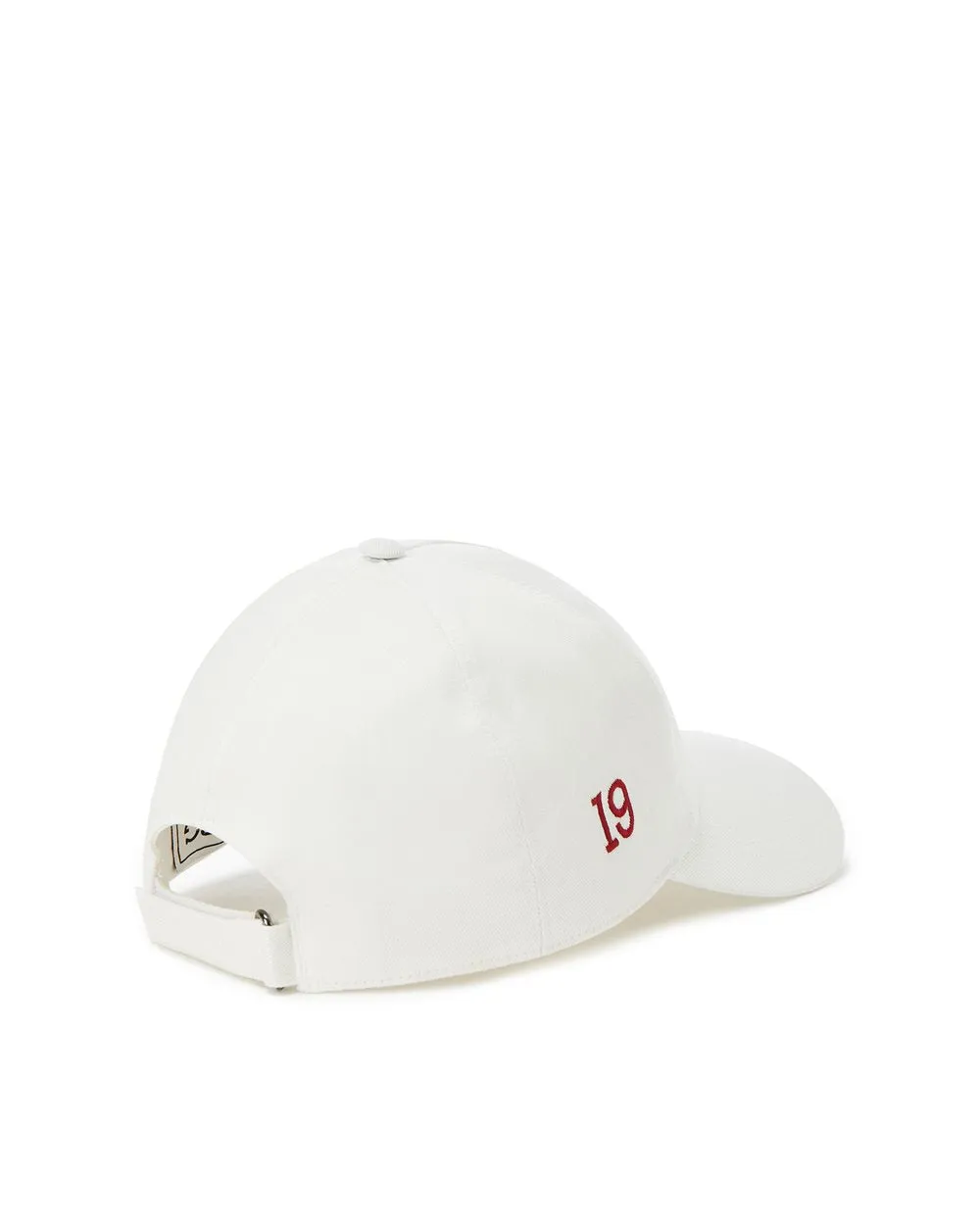 Baseball cap with contrasting logo (White) - I24710369501111