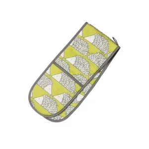 Dexam Scion Living Spike Hedgehog Double Oven Gloves Green