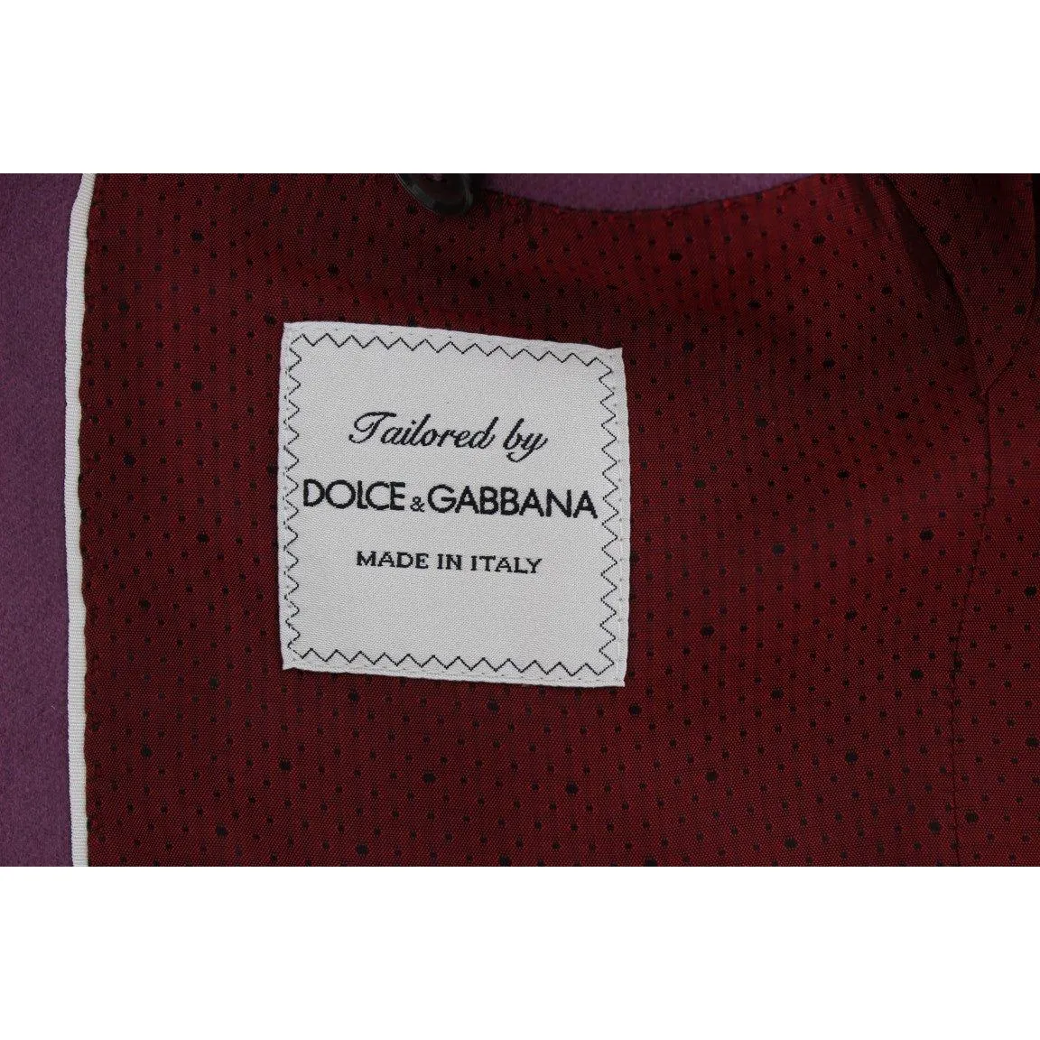 Dolce & Gabbana Elegant Purple Cashmere-Silk Blend Blazer