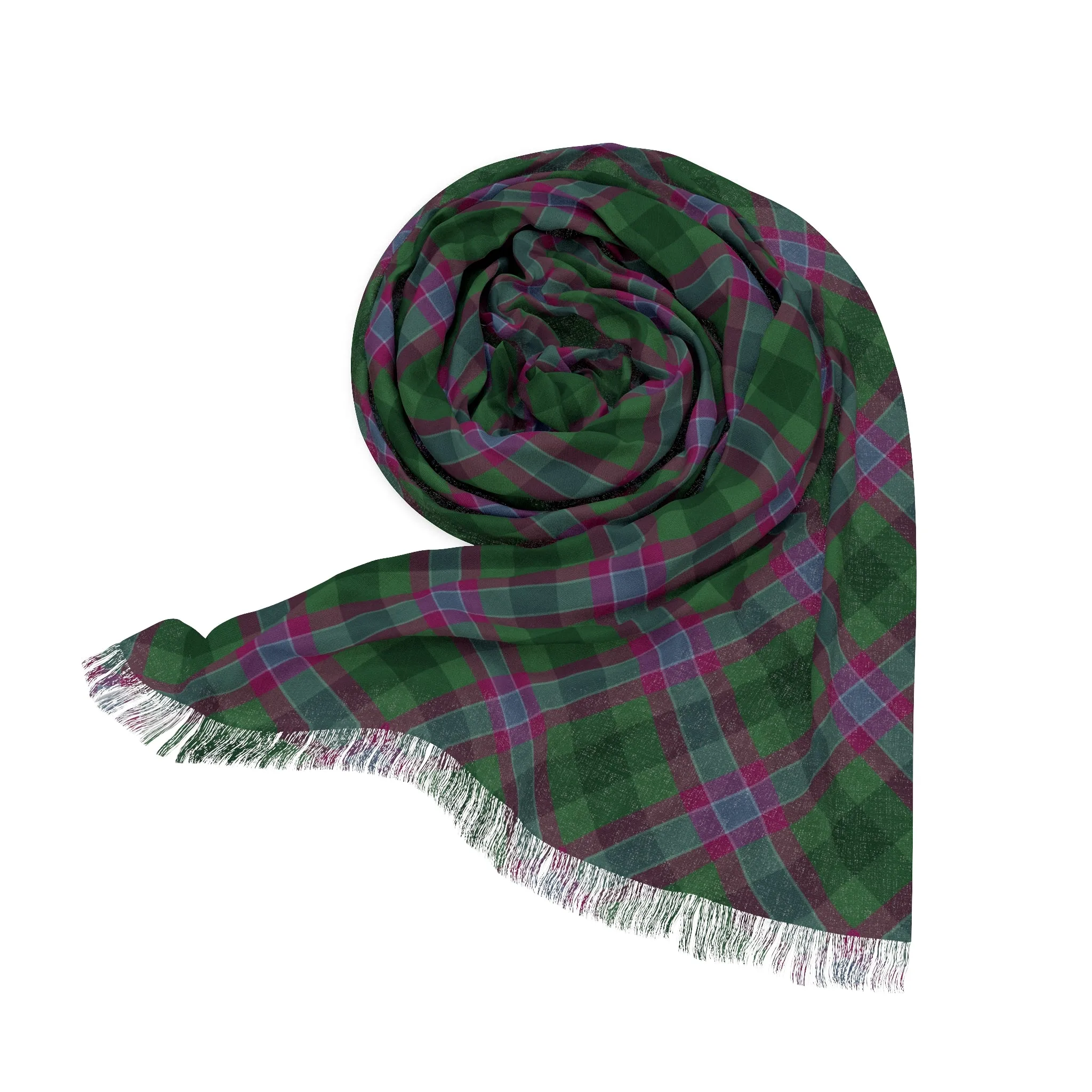 Dunans Rising Tartan Light Scarf