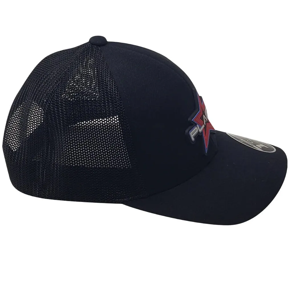 Flex-Fit Snap Back Cap | Solid Black