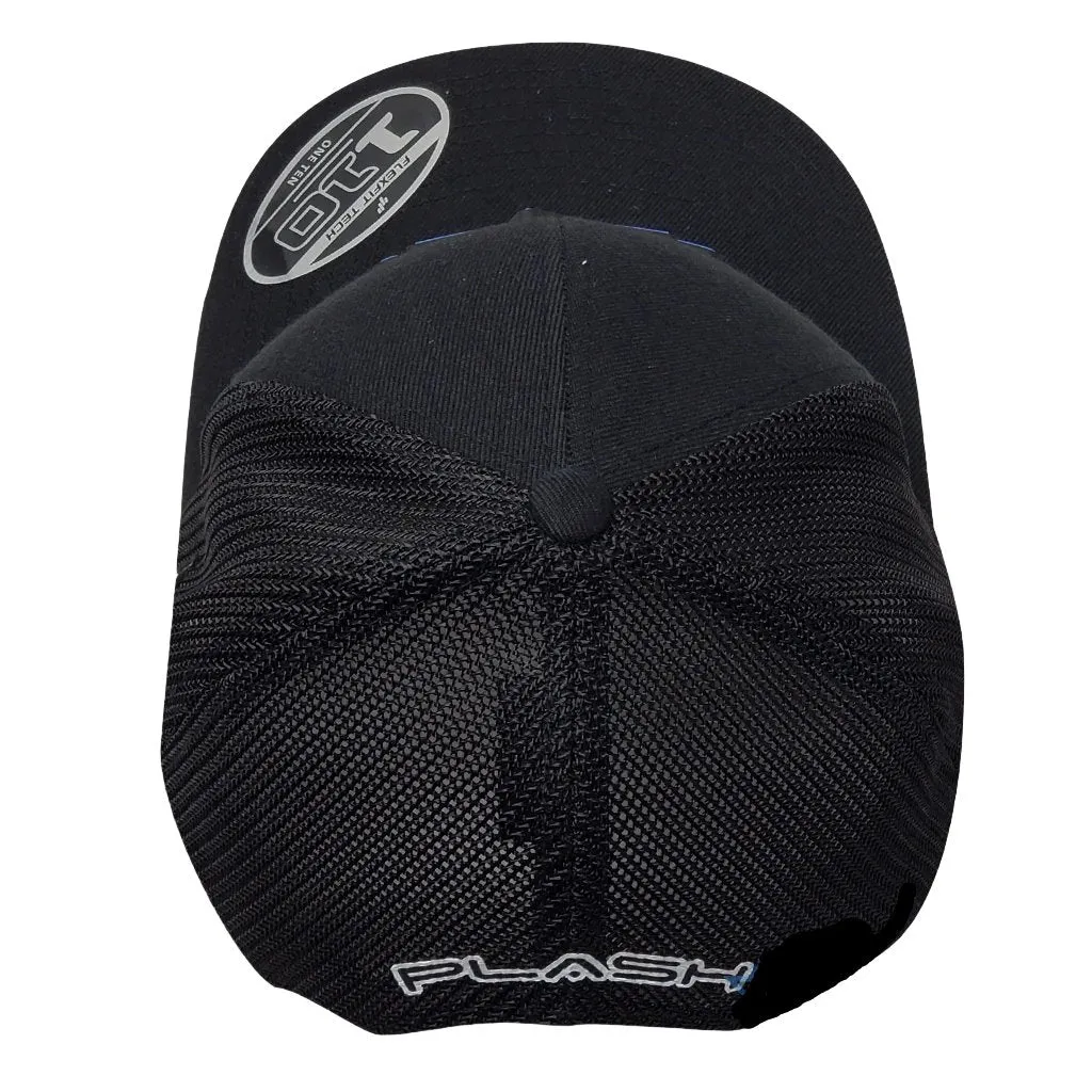 Flex-Fit Snap Back Cap | Solid Black