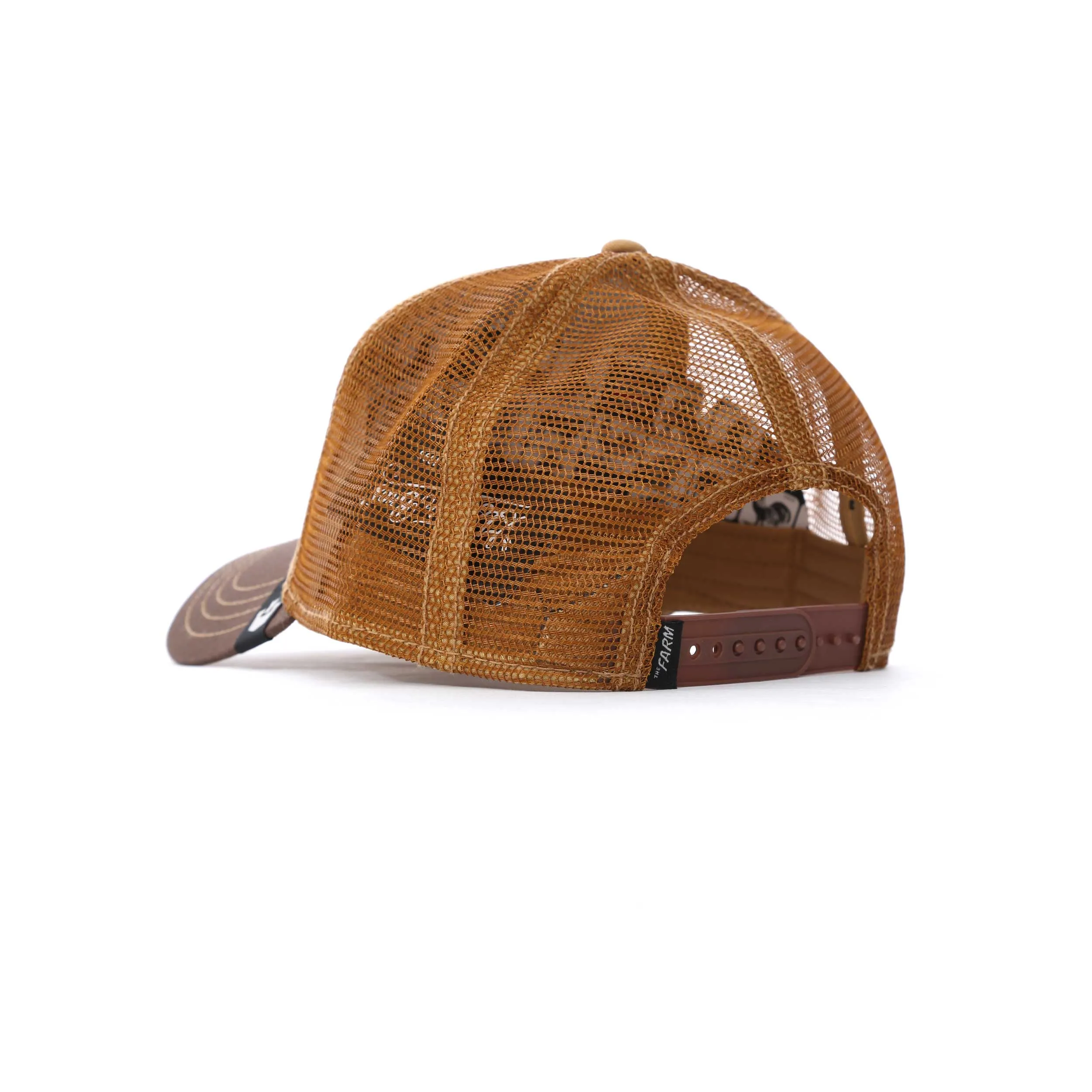 Goorin Bros The King Lion Trucker Cap in Whiskey