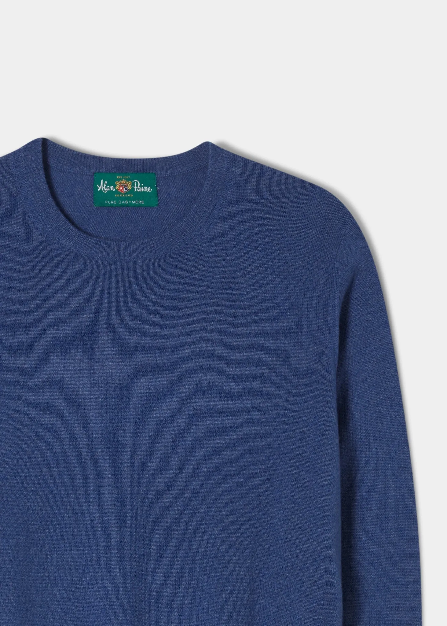 Melfort Cashmere Jumper in Denim - Regular Fit