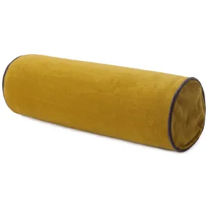 Suri Bolster Cushion Cover [Bright mustard/Dark grey]