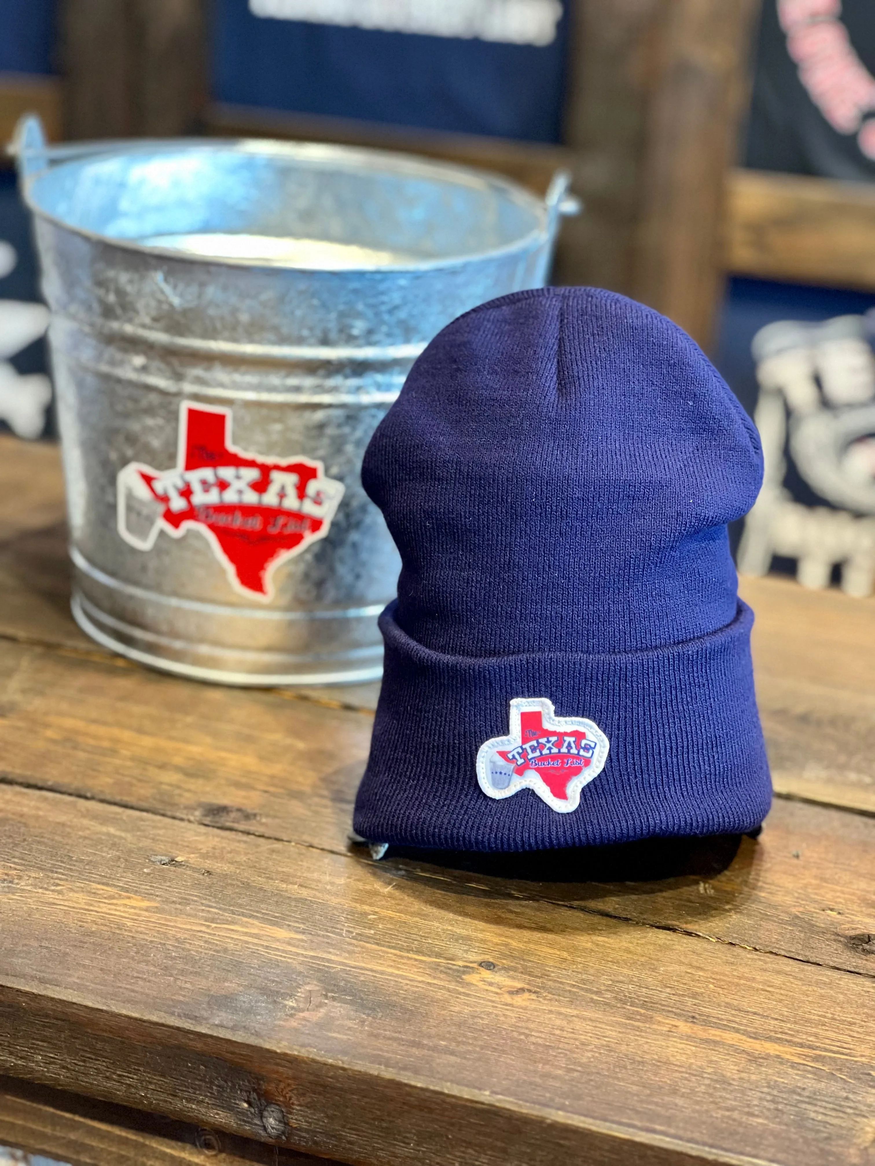 The Texas Bucket List Knit Cuffed Beanie